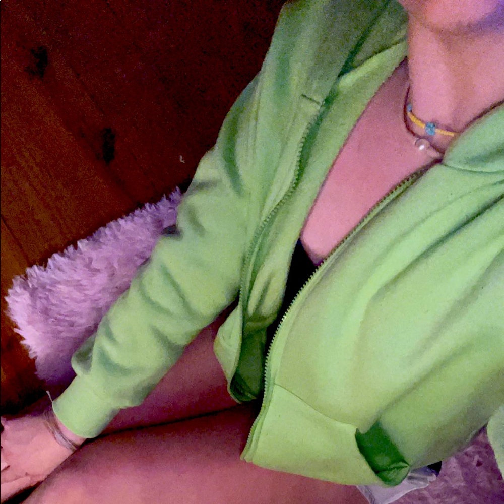Green Medium Shein Jacket/Hoodie